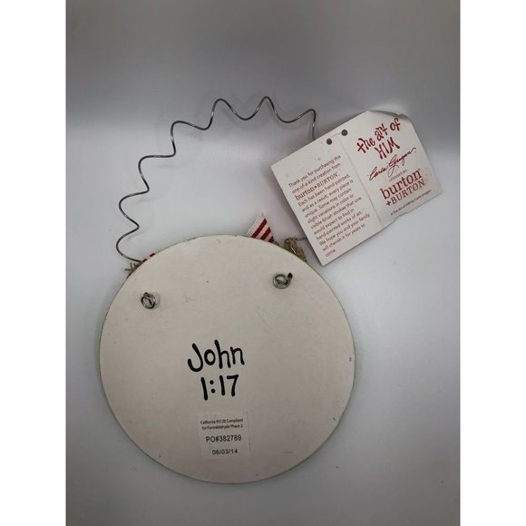 Burton & Burton x Carla Grogan Art of Him Grace Ornaments - Picture 5 of 5